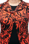 Платье "Олси" 1705031/2 ОЛСИ (Оранж/черный)