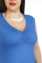 Блуза 343 Luxury Plus (Голубой)